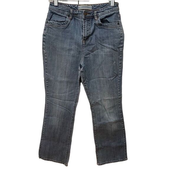 Vtg Denver Hayes Womens Bootcut Jeans Size 6 Rigid Cotton Bejeweled Back Pocket - Picture 1 of 10